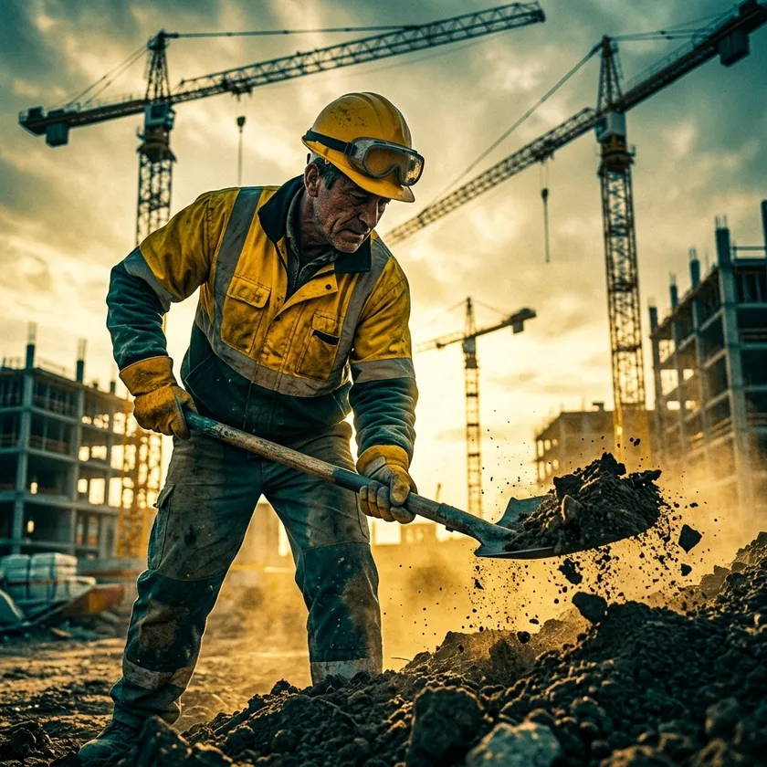 Construction labour hire workers on a Sydney job site — LEAP Labour